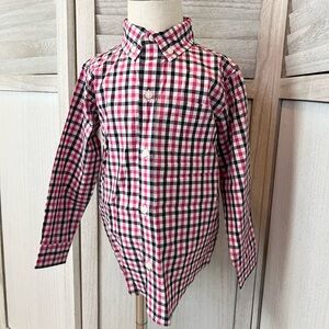 Janie and Jack Toddler Boy Button-Down Shirt | Size 3 | 100% Cotton | NWT